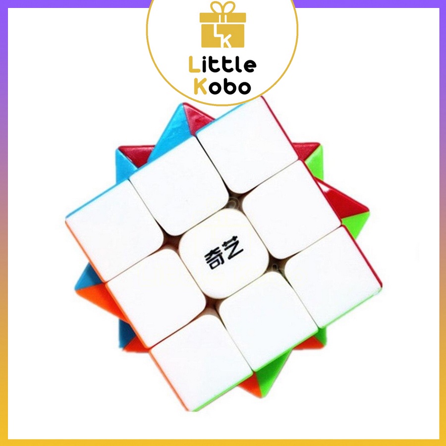 Rubik 3x3 QiYi Warrior S Rubic 3 Tầng Không Viền Stickerless Đồ Chơi Thông Minh