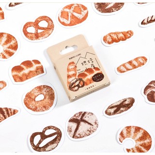 Hộp 45 miếng sticker mẫu bánh mì the bread