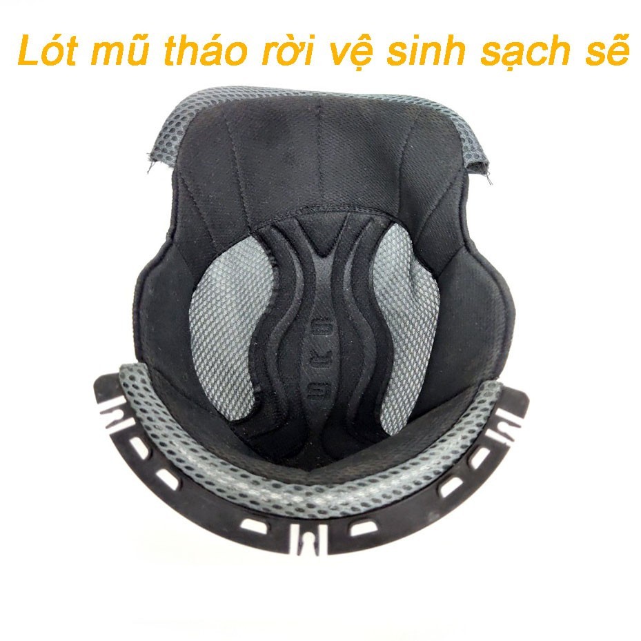 (bán lỗ để xin đánh giá ) Mũ bảo hiểm 1/2 GRS A966K nhiều mầu 2 kính, mũ chính hãng bảo hành 12 tháng, Thế Giới Mũ 87