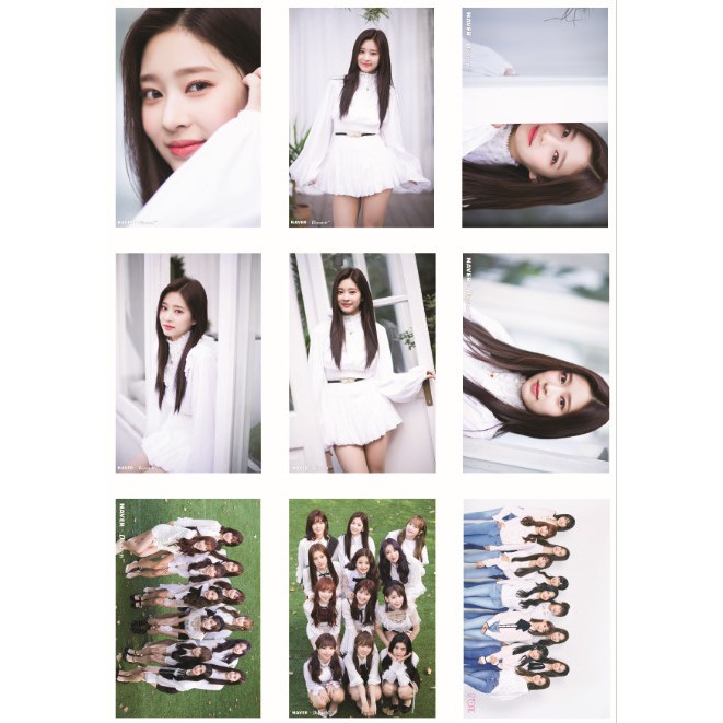 Lomo card 45 ảnh nhóm IZONE Naver x Dispatch P2