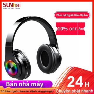 Tai nghe chụp tai Amoi T6 bluetooth 5.0 gấp gọn với âm thanh HIFI