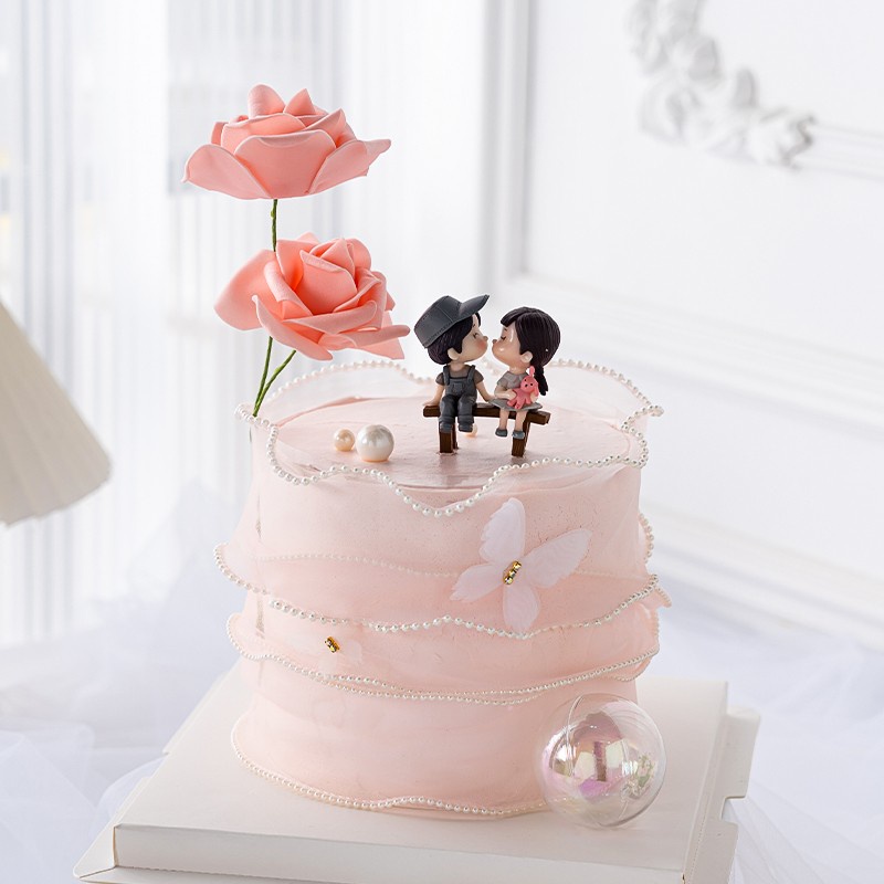 Dải Dây Đính Ngọc Trai 2m Trang Trí Bánh Sinh Nhật