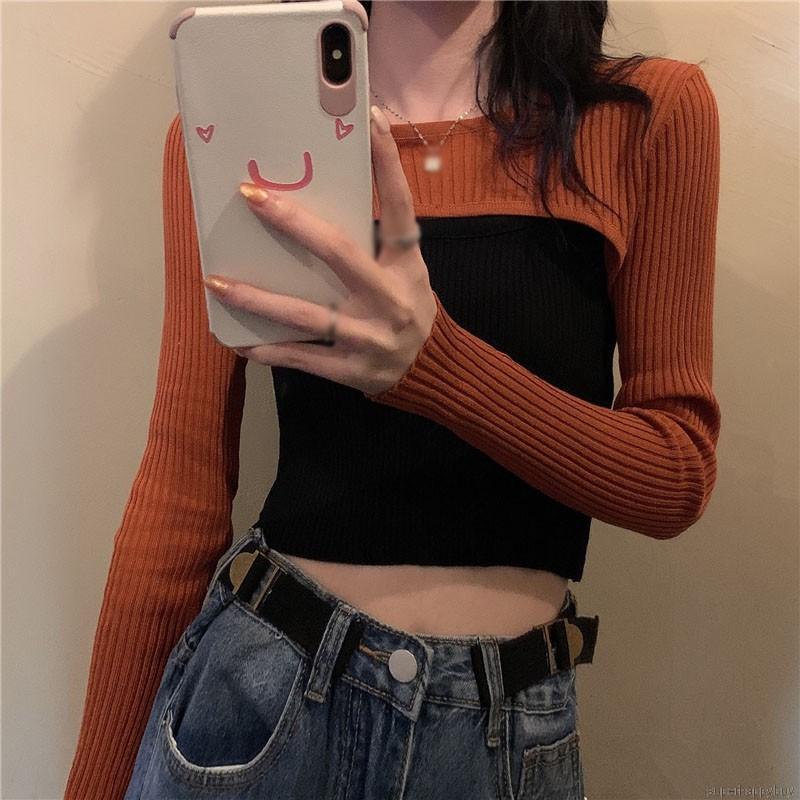 Áo Lửng Hai Dây Phong Cách Quyến Rũ Dành Cho Nữ