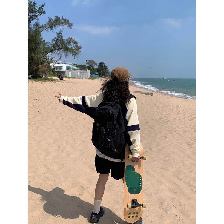 Áo thun nữ tay dài in chữ thời trang Hàn Quốc | BigBuy360 - bigbuy360.vn