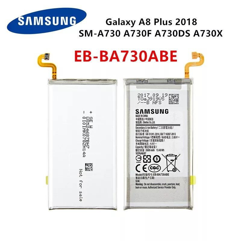 Pin Samsung A8+ / A8 Plus / A7 (2018) A730 (EB-BA730ABE) SM-A730 A730F A730DS A730X Chính Hãng