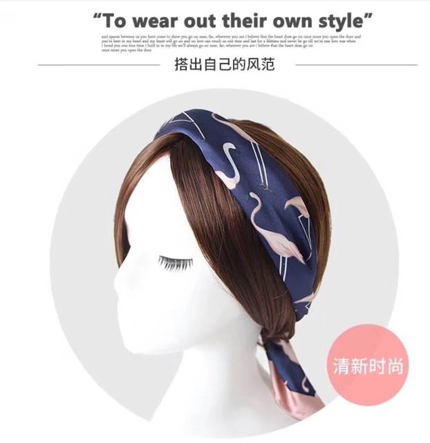 Khăn con hạc, size 70x70.