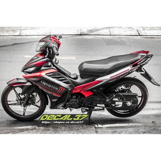 Tem Xe Exciter 135 Monster Đen Đỏ