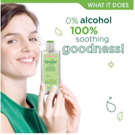 Nước tẩy trang Simple Micellar làm sạch trang điểm vượt trội - không chứa cồn gây khô rát 200ml [CHÍNH HÃNG ĐỘC QUYỀN] | BigBuy360 - bigbuy360.vn