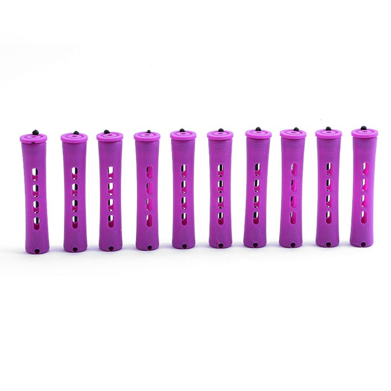 Set 10 Lô Uốn Tóc Gợn Sóng Lạnh Tiện Dụng Cho Salon Làm Tóc Tại Nhà