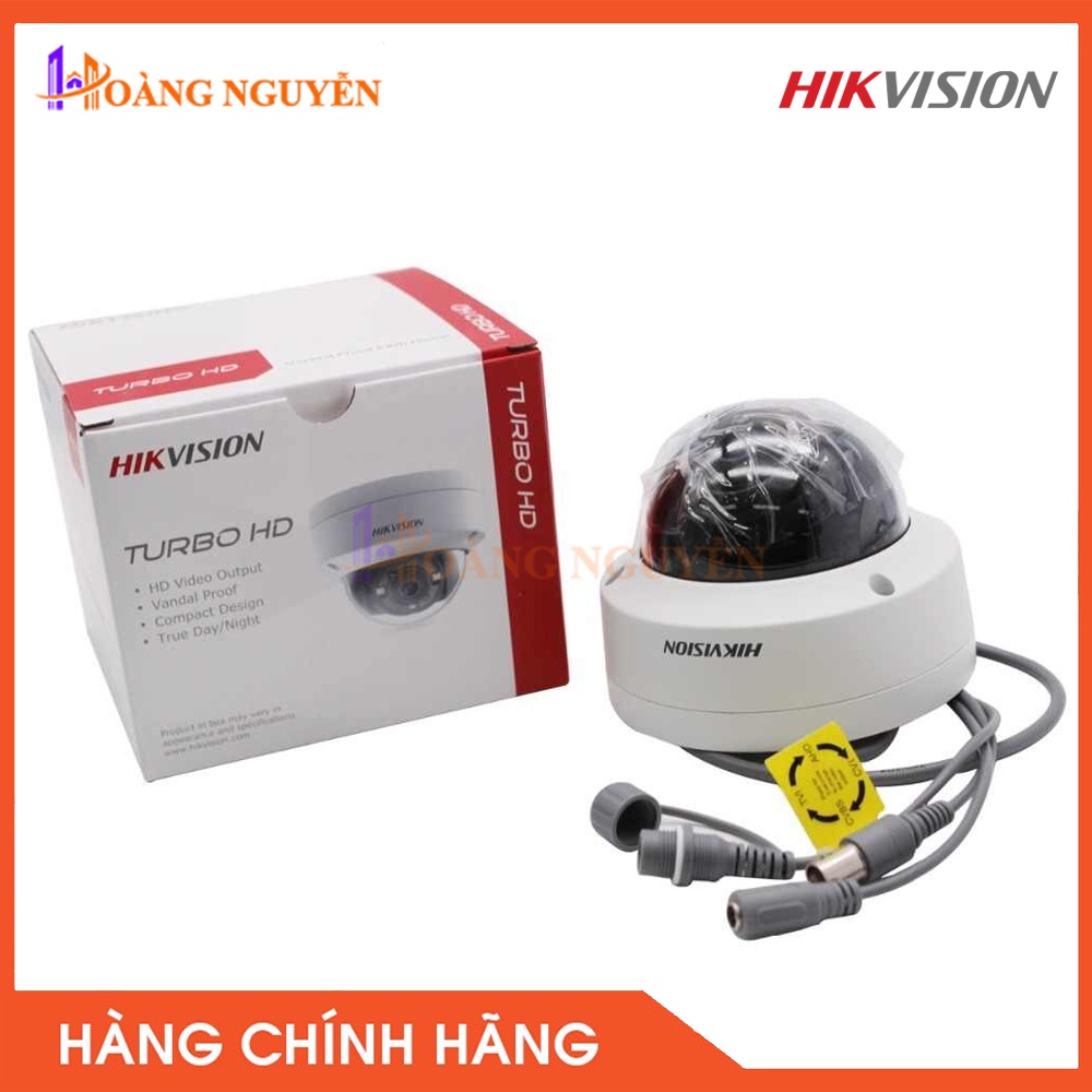 [NHÀ PHÂN PHỐI] CAMERA HIKVISION DS-2CE56H0T-VPITF 5MP - Hồng Ngoại 70 Mét, Quan Sát Ngày Đêm ICR,  Giảm Nhiễu Số 3D-DNR