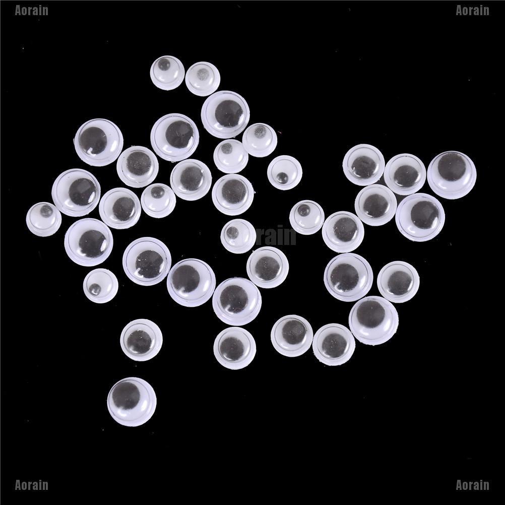 Set 100 Mắt Tự Dính Cỡ 5 / 6 / 7mm Cho Búp Bê