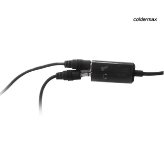 COLD ＊  3.5mm Audio Splitter Cable Small Compatible Plastic Practical Audio Adapter for Mic