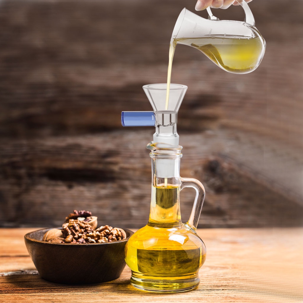 Phễu Thủy Tinh Trong Suốt 14 Mm / 0.56 Inch Dùng Trong Thí Nghiệm