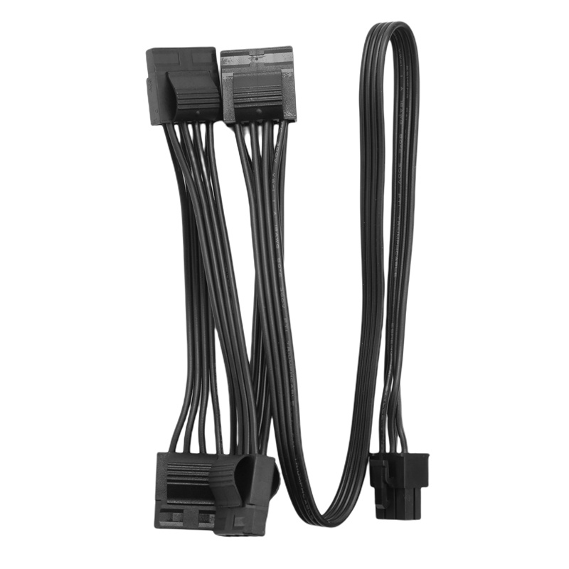 Dây cáp nguồn 6 pin đến 4 molex cho CORSAIR RM1000X RM850X