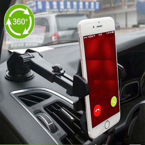Kệ Điện Thoại Gắn Trên Ô Tô (Tiện Lợi, Xoay Mọi Góc)