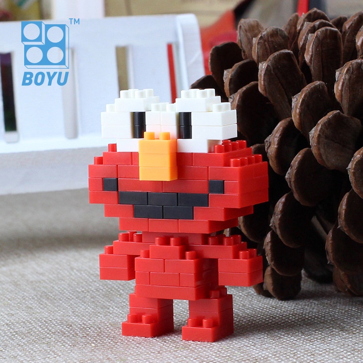 Đồ Chơi Lắp Ráp Lebowu Sesame Street Elmo Sáng Tạo Cho Trẻ Em