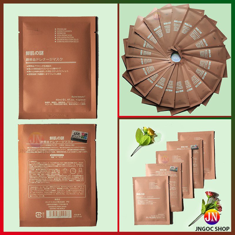 Mặt nạ dưỡng da Nhật Bản Rwine Beauty siêu cấp ẩm, Mặt nạ tế bào gốc bổ sung collagen | BigBuy360 - bigbuy360.vn
