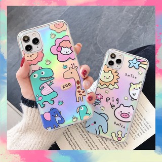 ỐP LƯNG IPHONE SILICON CHỐNG SỐC PHẢN QUANG ZOO SMILE - C038