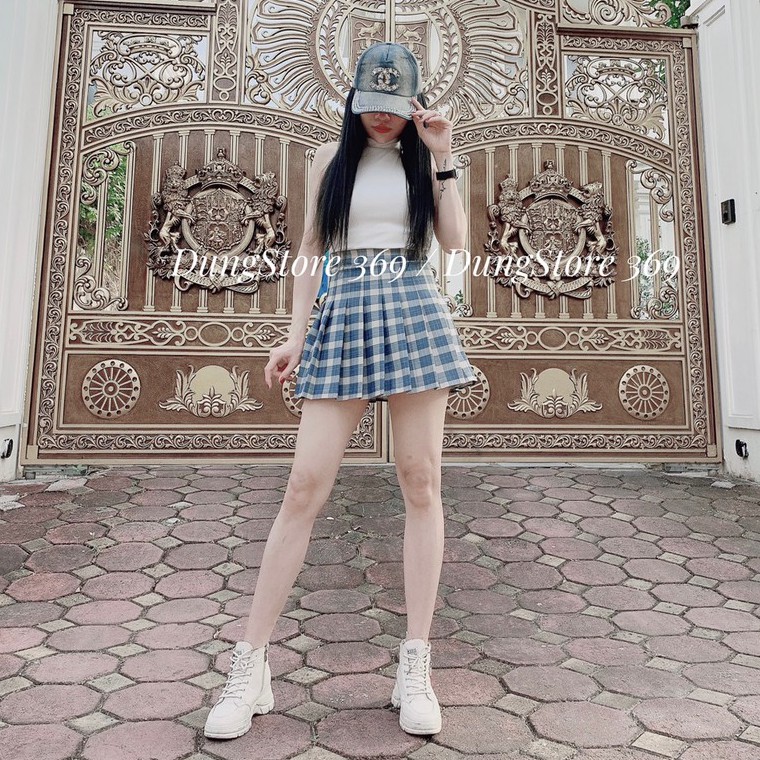 Chân Váy Tennis Lưng Cao Kẻ Caro Cao Cấp Qc Loại 1 Freeship,Chân Váy Chữ A Thời Trang Ngây Thơ Xu Hướng Thời Trang Hè | BigBuy360 - bigbuy360.vn