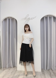 Chân váy tulle 2 lớp