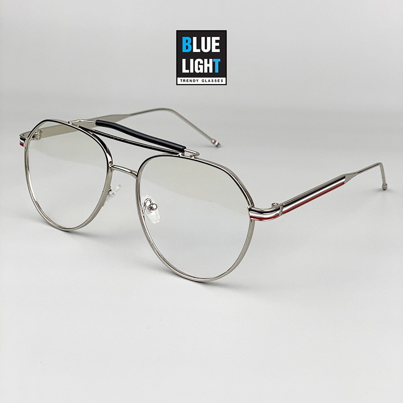 Kính Giả Cận, Gọng Kính Cận Nam Nữ Không Độ Mắt Phi Công Dáng To Không Độ Hàn Quốc - BLUE LIGHT SHOP