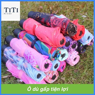 Ô dù vải gấp nhỏ gọn tiện lợi