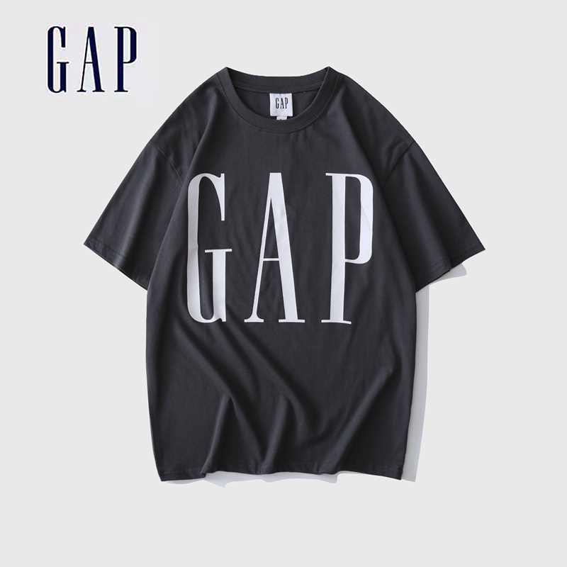 Áo Thun Cotton Tay Ngắn In Họa Tiết Khoảng Cách Cổ Điển Thời Trang Unisex