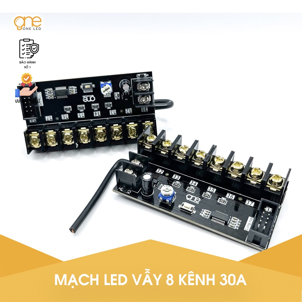 Mạch điều khiển led vẫy OneLED 8 kênh công suất 30A V4.4