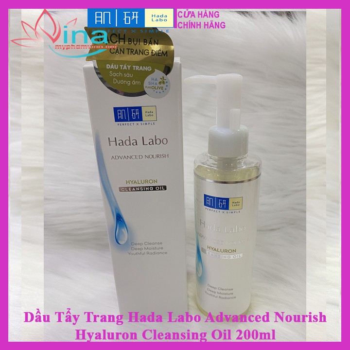 Dầu tẩy trang dưỡng ẩm sạch sâu Hada Labo ADVANCED 200ml