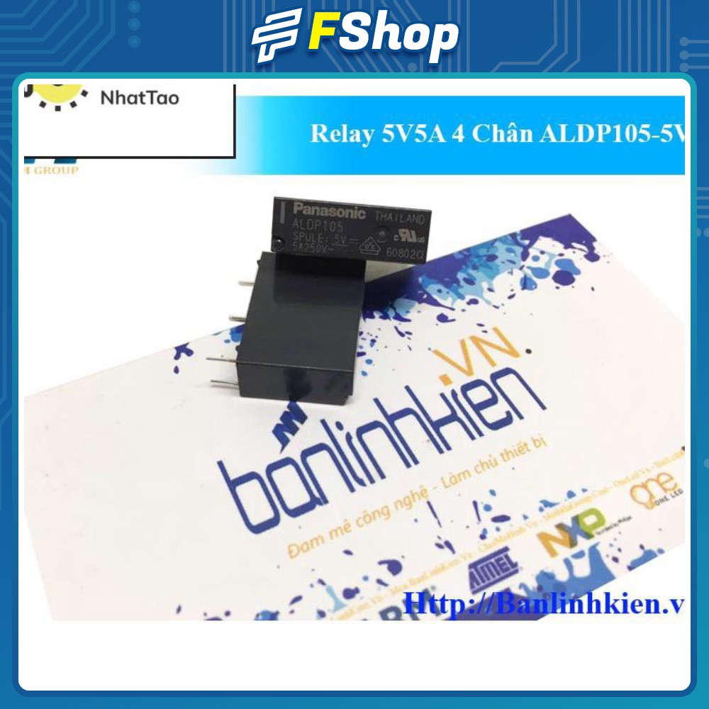 [Sale] [Rơ le] Relay 5V5A 4 Chân ALDP105-5V