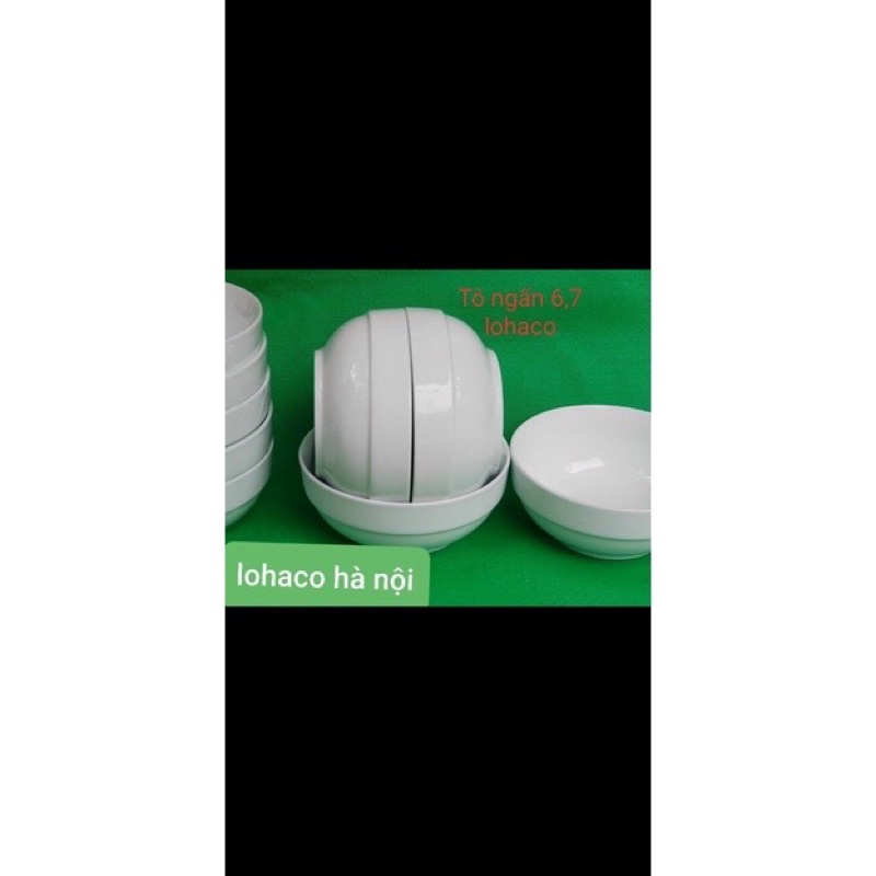 Bát   Bộ đồ ăn gốm sứ trắng trơn,bát đĩa tô chén sứ LOHACO cao cấp- tự chọn món