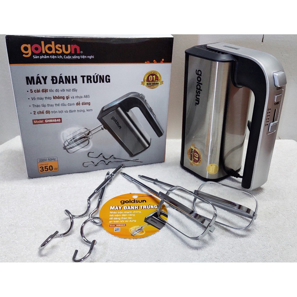 Máy đánh trứng Goldsun GHM4640 - Bảo Hành 12 tháng trên toàn quốc