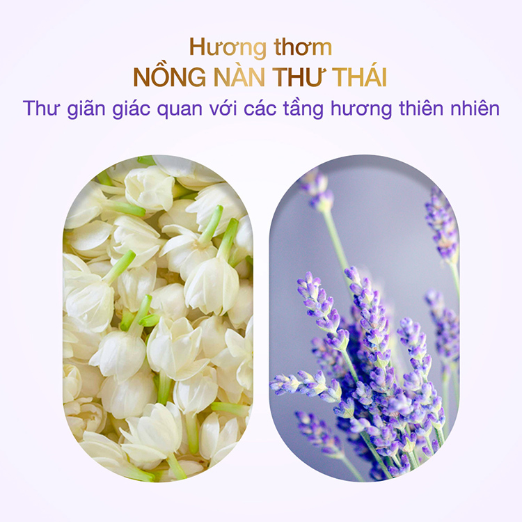 Sữa tắm dưỡng thể Dove Căng bóng thư giãn Lavender (Tím) 530g