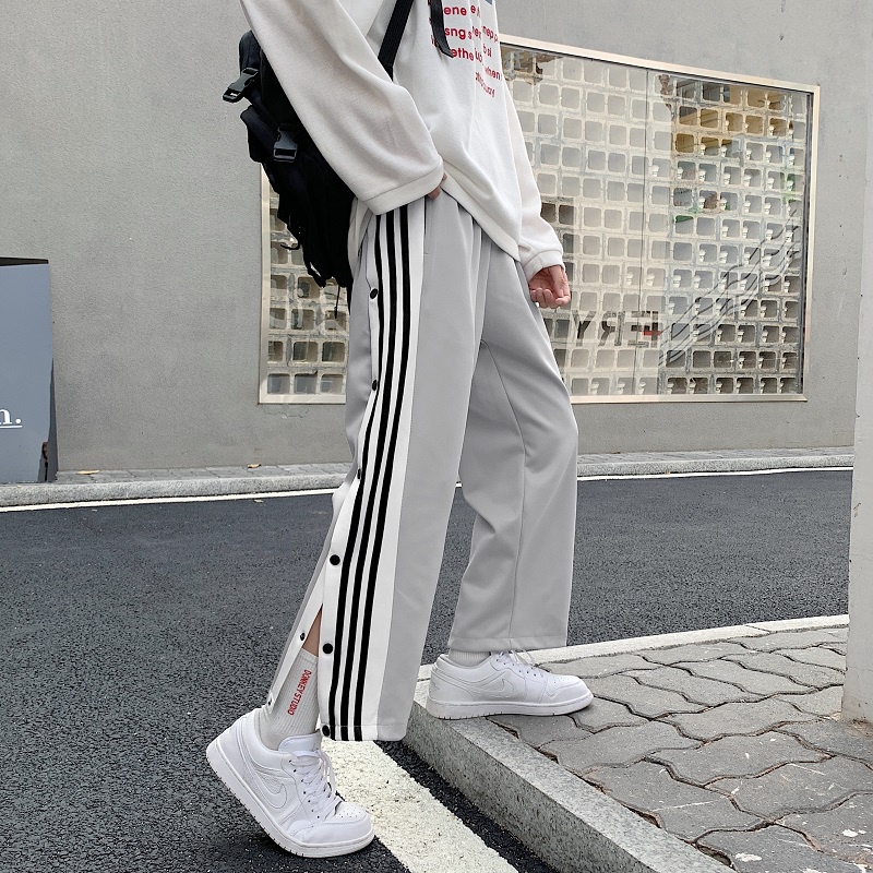 Quần dài cho nam ống rộng thời trang phong cách Hàn Quốc