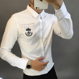 Áo sơ mi hoạ tiết MỎ NEO phối cổ sang chảnh.