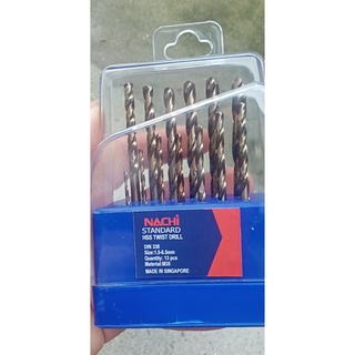 Hộp mũi khoan nachi d1.5 - d6.5 . khoan inox, thép, đồng, nhôm, gỗ.