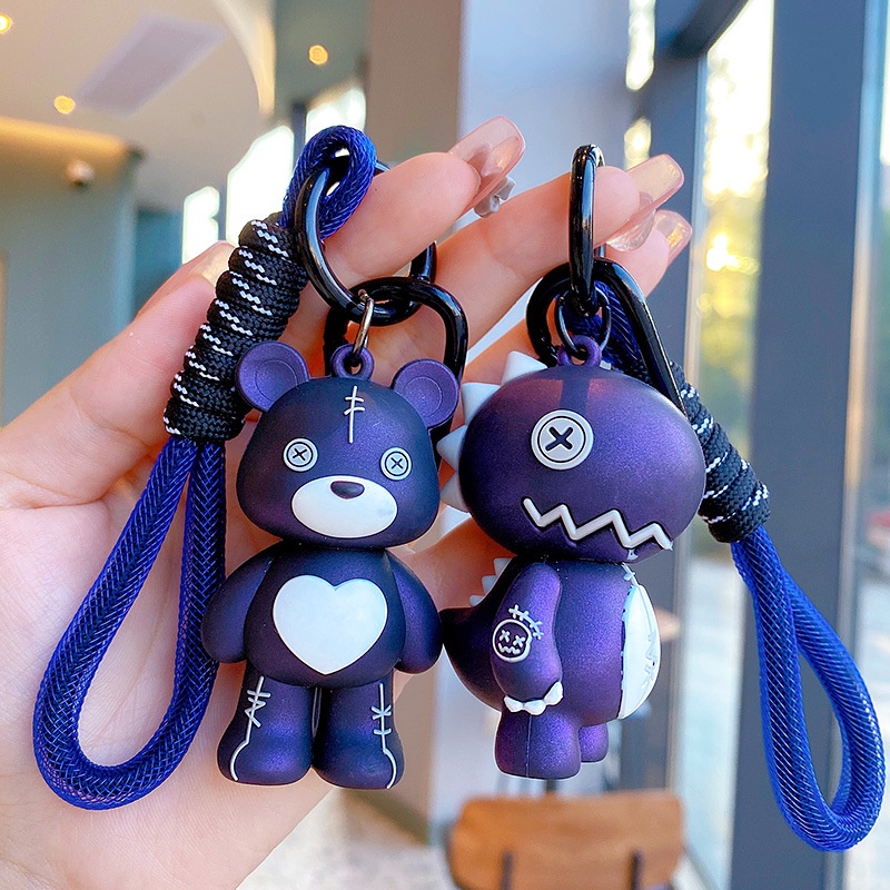 Hoạt Hình Móc Khóa Hình Gấu Khủng Long Dễ Thương