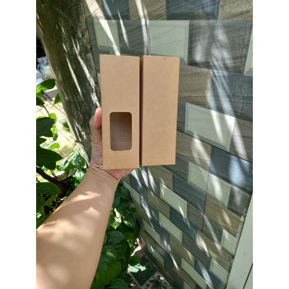 50 cái - Hộp giấy kraft đựng tinh dầu 100ml, chai thủy tinh, nước hoa chiết 100ml - Hộp số 30