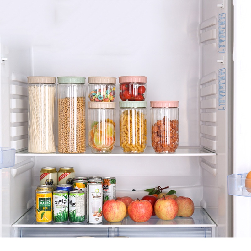Hộp đựng bảo quản thực ăn khô/ngũ cốc bằng nhựa trong suốt tiện dụng