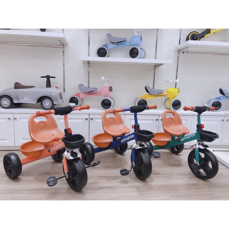 [Free Ship] Xe đạp 3 bánh SYD-903, xe đạp trẻ em có bàn đạp có giỏ để đồ đằng sau dành cho bé từ 2 đến 6 tuổi