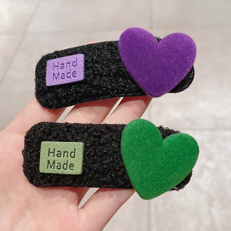 Kẹp tóc thiết kế hình trái tim mới