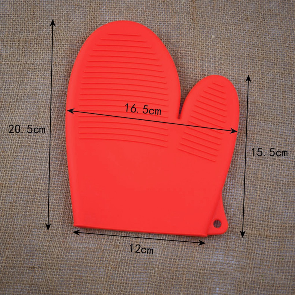 Găng tay silicone cách nhiệt chống nước tiện dụng cho nhà bếp