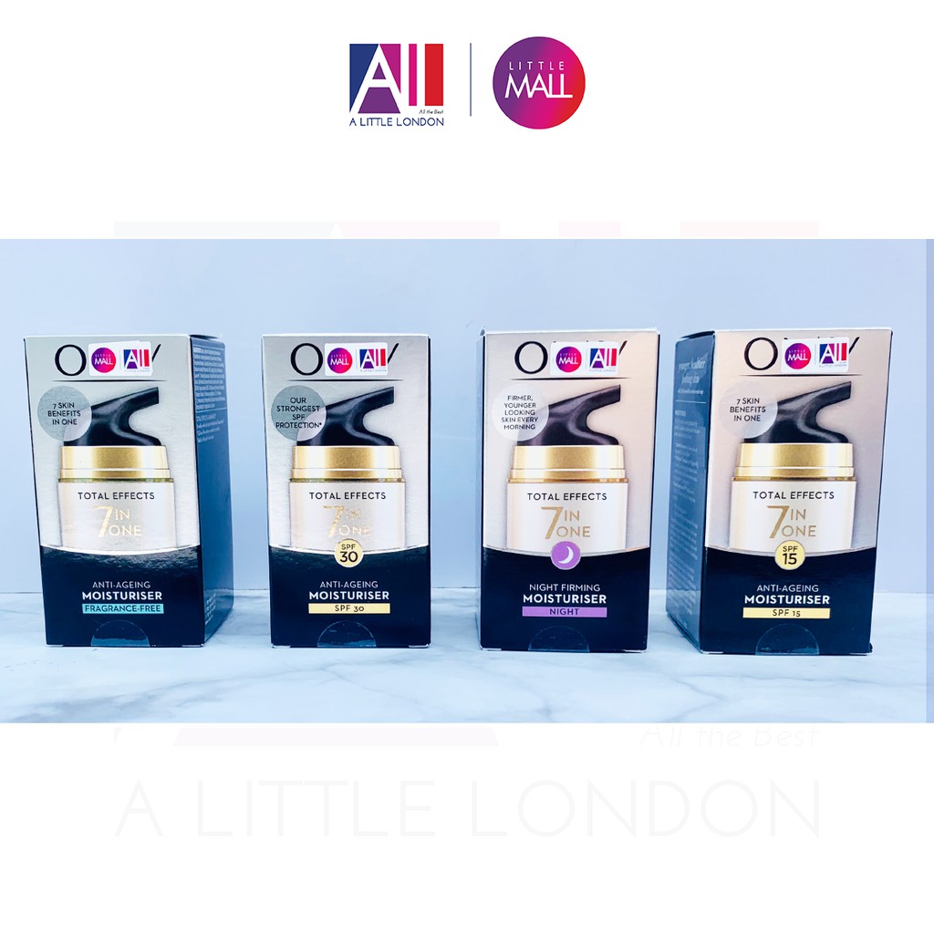 [TOP 1 SHOPEE] Kem dưỡng Olay Total Effects 7 In One Anti Ageing Moisturiser 50ml (Bill Anh)