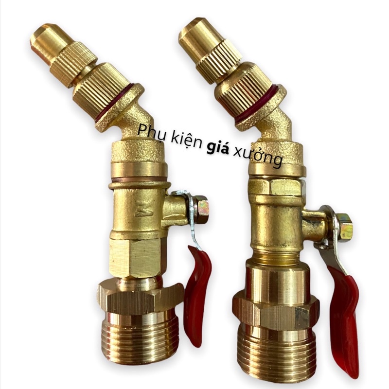 bộ béc vệ sinh máy lạnh, rửa xe có khoá đầu vào ren 22mm(giá xưởng)