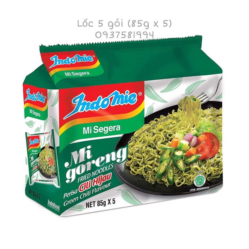 [Mã GROXUAN1 giảm 8% đơn 150K] [SẴN] Mì Indomie vị ớt xanh Cabe Ijo SIÊU HIẾM (Lẻ / Lốc 5 gói) | BigBuy360 - bigbuy360.vn