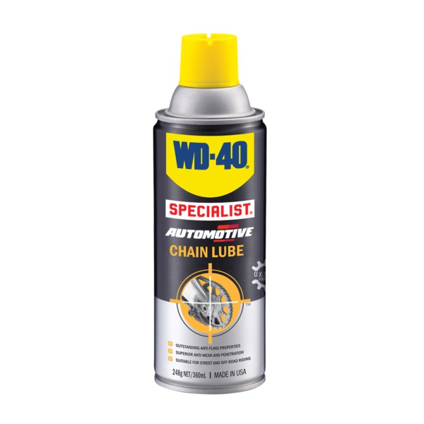 Xịt dưỡng sên Lucas WD-40 Chain Lube 360ml