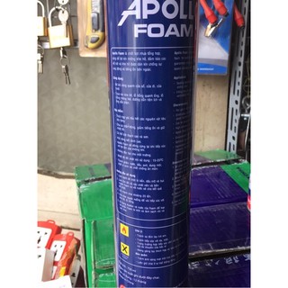 Keo bọt nở Apollo Foam dạng vòi