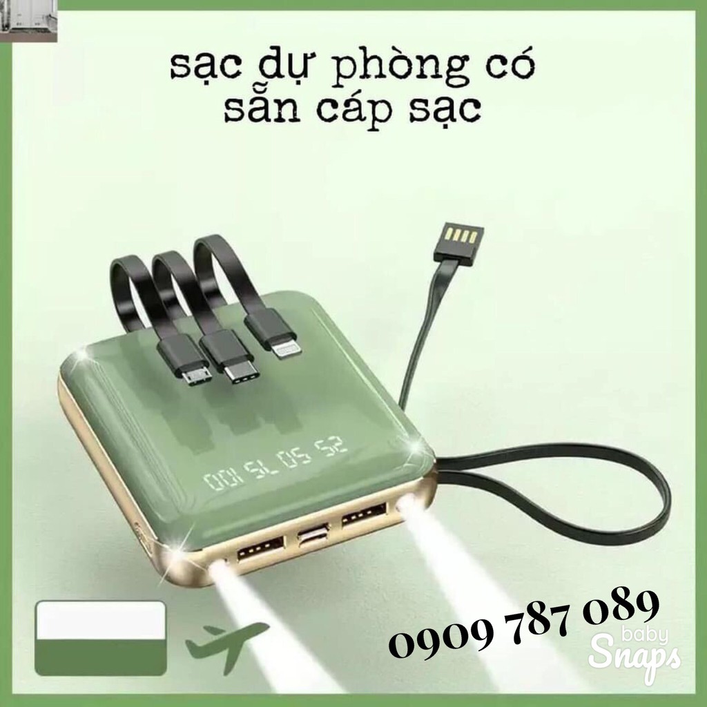 Pin Sạc Dự Phòng Đa Năng, Nhỏ Gọn.