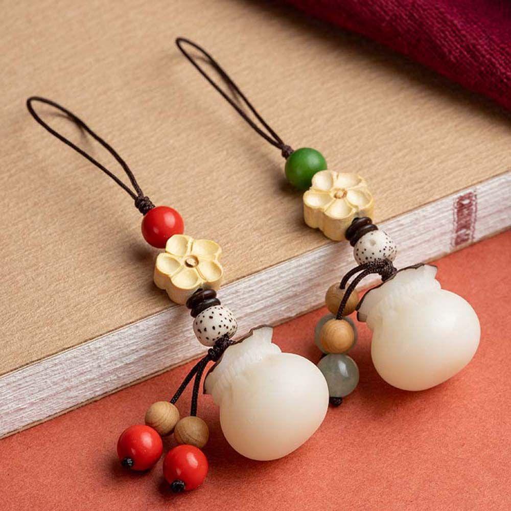 Dây Đeo Điện Thoại Chống Thất Lạc Màu Tím Phong Cách Phật Giáo Cho Cặp Đôi