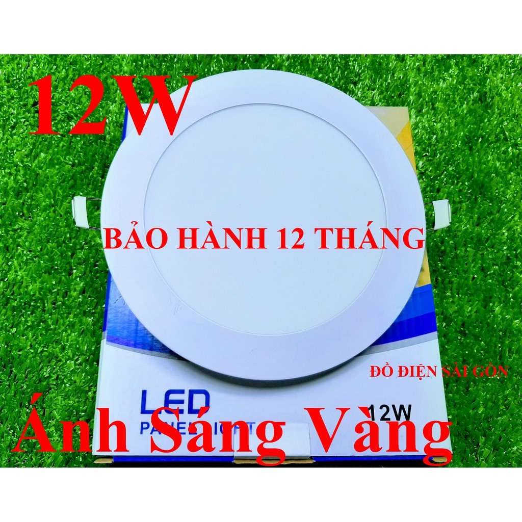 Đèn Led Dowlight Âm Trần 12W Ánh Sáng Trắng hoặc Vàng Bảo Hành 12 Tháng
